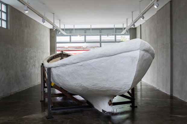 <p>Brian O'Connell, <i>Openings to the water...</i>, 2012, Installation, Protocinema, Istanbul.  Courtesy Protocinema, Istanbul/New York, Redling Fine Art, Los Angeles, photo - Batu Tezyüksel.</p>
