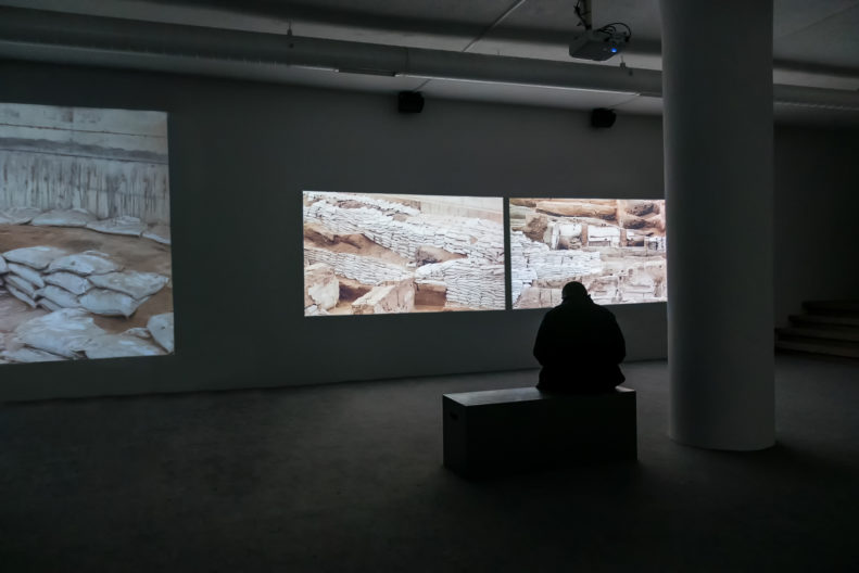 <p>Rossella Biscotti, <i>The City</i>, 2018, installation, produced by Protocinema, Istanbul, with support from Mondriaan Fund and NEARCH project, supported by the European Commission, courtesy Wilfried Lentz Gallery, Rotterdam and mor charpentier, Paris.</p>