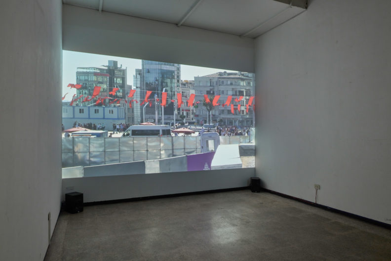 <p>Hasan Özgür Top, The Atelier installation, 2018, Protocinema at Proyecto Amil, Lima with support of SAHA.</p>